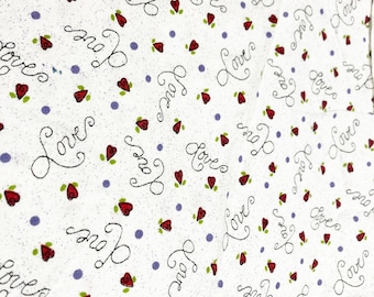 Love Cotton Sewing Fabric by the Yard