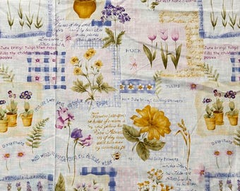 Lightweight Floral Garden Fabric by Jo-Ann's By The Yard