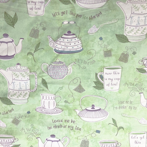 Gorgeous Tea Fabric by Ink And Arrow Fabrics. By The Yard or Half Yard