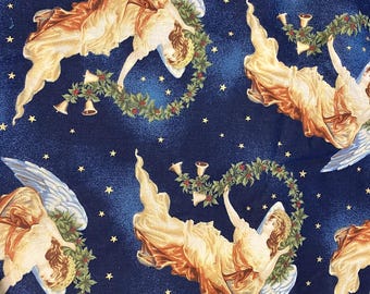 Christmas Angels Fabric by Punch Studios for VIP