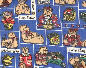 Teddy Bear Fabric by the Yard