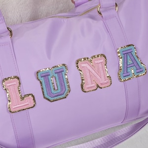 Kids Travel Bag Duffle Bag for Girl Dance Bag with Name Birthday Gift for Girls Dance Bags Personalized Kids Bag Graduation Gifts Ballet Bag