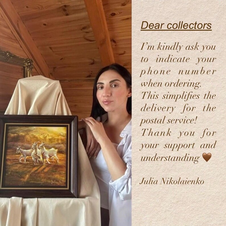 Children on Sled – Winter Christmas Miniature Oil Painting 10x10 cm – Snowy Landscape Art – Framed or Unframed – Cozy Childhood Memory image 12