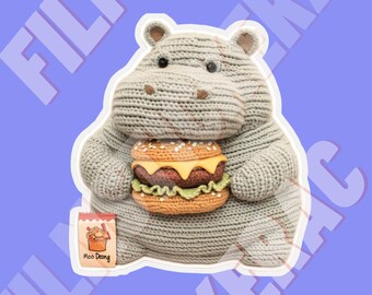 Moo Deang Delight Stickers,Thai Hippo Charm StickersMoo,Deang Expressions,Hippo Happiness Thai Style,Moo Deang Moments