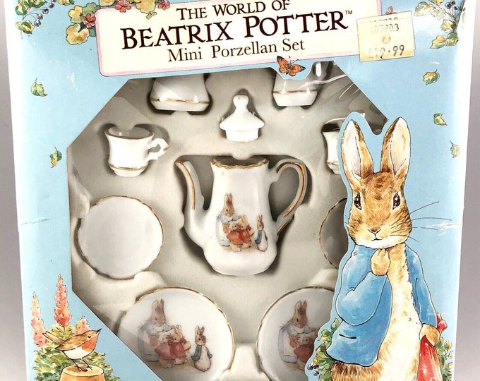 Peter Rabbit Mini Tea Set World of Beatrix Potter Reutter Porzellan