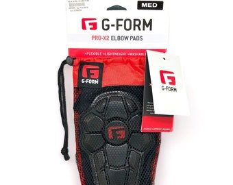 G-Form PRO-X2 Elbow Pad, Pair Size Medium, Breathable Harden on Impact, Biking Skating Skateboarding, Machine Washable, NEW Old Stock