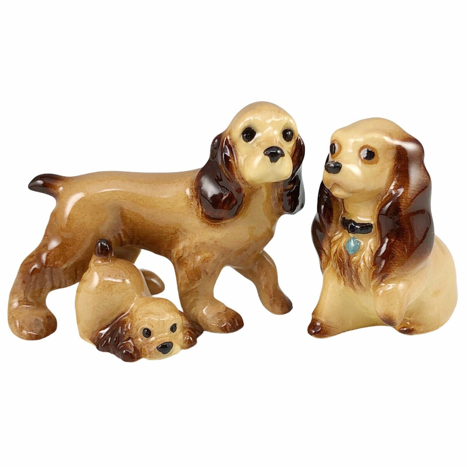 working cocker spaniel figurines