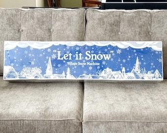 NEW Department 56 "Let It Snow" Christmas Village Mountable Snow Machine