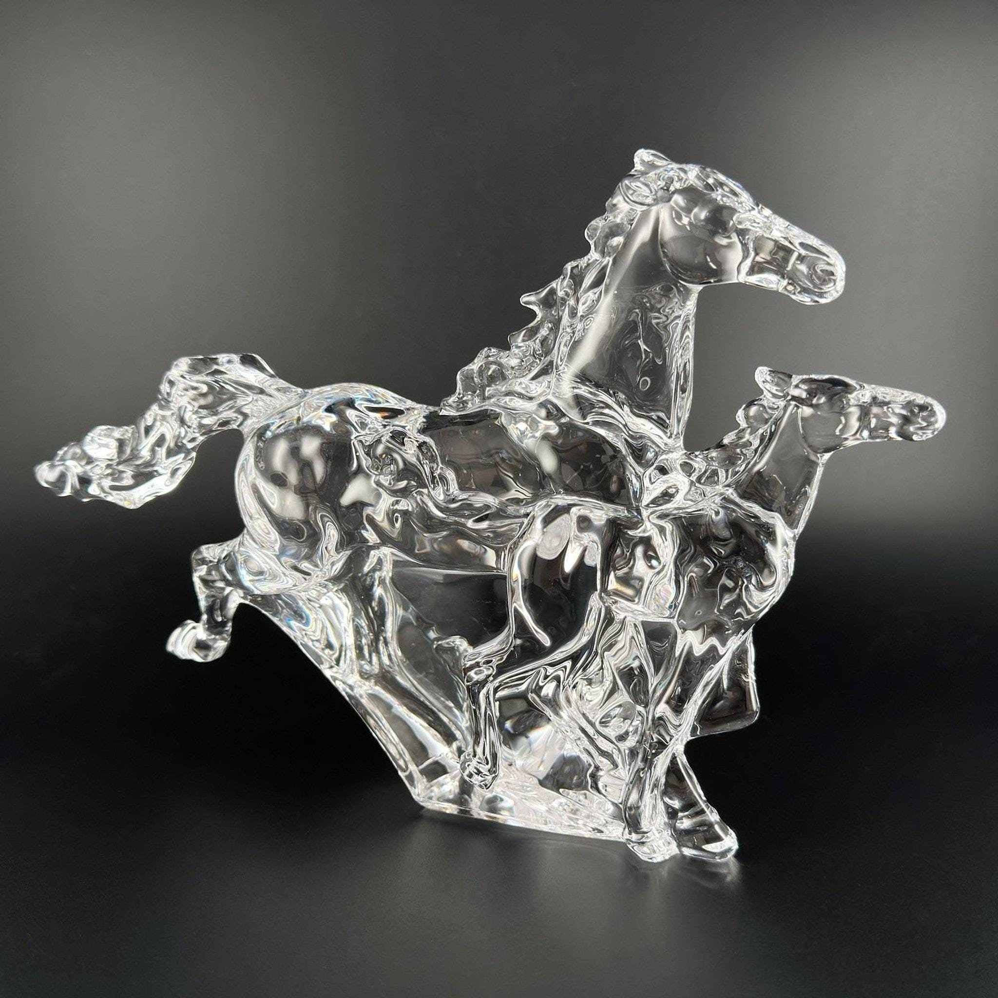 Swarovski Crystal Horse Figurines - Etsy Australia