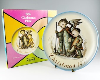 フンメル人形 レアな箱入りコレクターシリーズの1974年のクリスマス