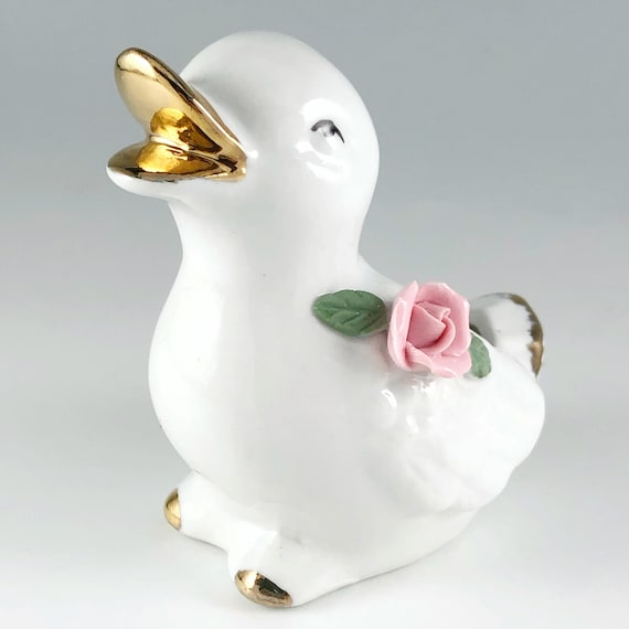 Ramsel Duckling Planter With Rose, Hand-painted Porcelain, Vintage Made in Germany - Etsy Israel Ramsel Duckling Planter With Rose, Hand-painted Porcelain, Vintage Made in Germany - Etsy Israel