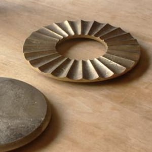 Brass Trivet 'The Sun' - FUTAGAMI