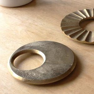 Brass Trivet 'The Moon' - FUTAGAMI