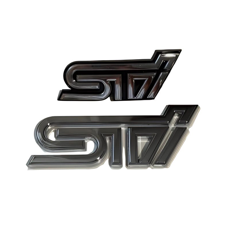 Sti Prep Lettering STI Trunk and Grille Badge - Etsy
