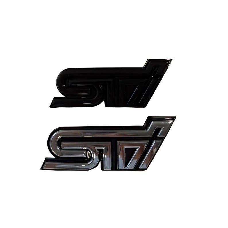 Sti Prep Lettering STI Trunk and Grille Badge - Etsy
