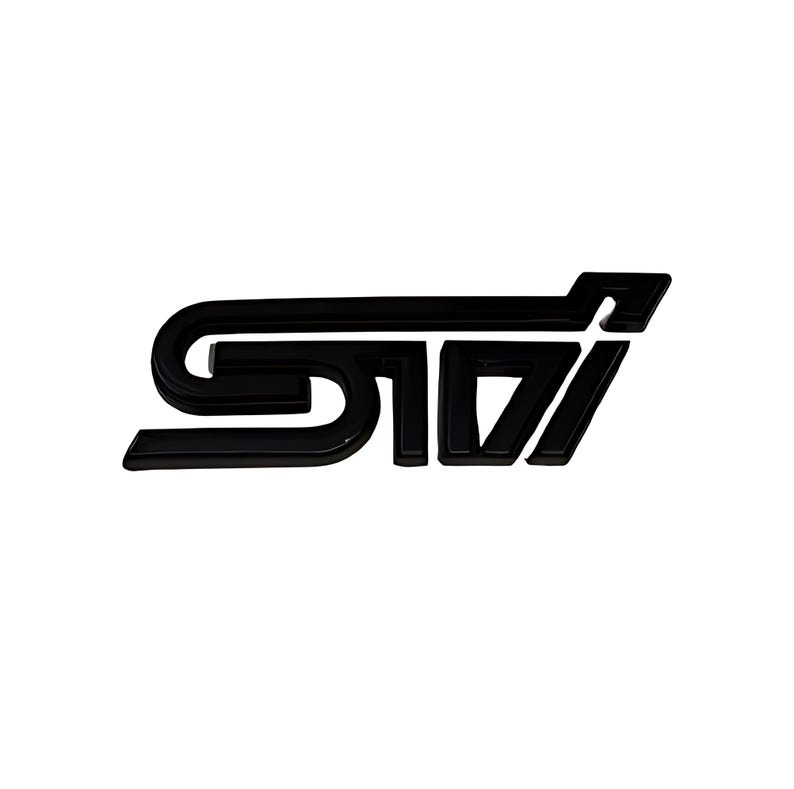Sti Prep Lettering STI Trunk and Grille Badge - Etsy