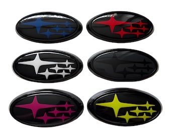 WRX/STI Custom Front and Rear Badge Emblem Set (2015+)