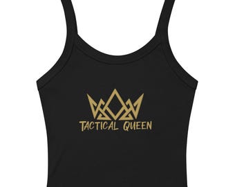 Tactical Queen Women’s micro-rib tank top