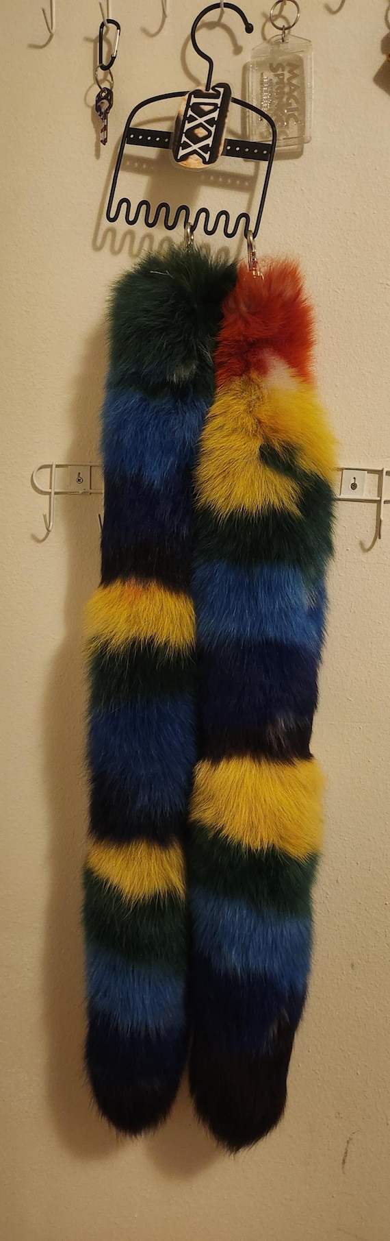 FRATELLI TALLI fox fur バラクラバ Massively Huge XXL Fox Tails - Etsy