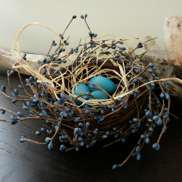 Berry Bird Nest / Blueberry / Wedding or Shower Supplies