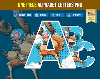 One Piece (Chopper) PNG Fonts