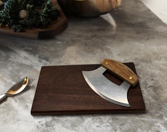 Handmade Mini Walnut Cutting board Charcuterie Board Gourmet Cheese & Meat Platter