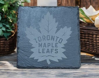Toronto Maple Leafs - Slate Coaster - Canada Made