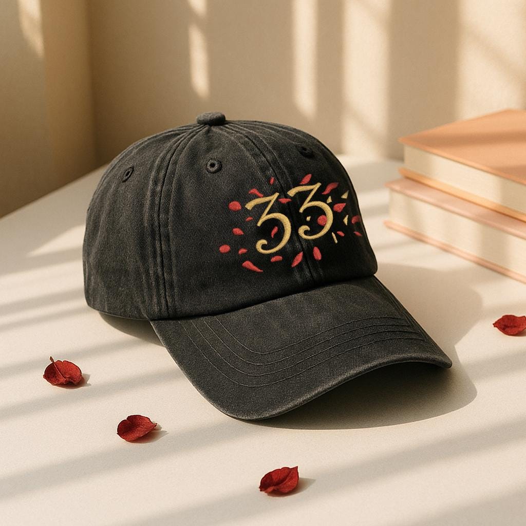 Embroidered Clair Obscur Expedition 33 Washed Hat, Expedition 33