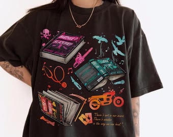 Koszulka Butcher & Blackbird Dark Romance Comfort Color, Koszulka Scythe Sparrow, Odzież inspirowana Brynne WV, Prezent erotyczny, Prezenty dla czytelników o tematyce książkowej