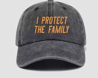 Embroidered I Protect the Family Showgirl Hat, Music Fan Gift, Gift for Her Washed Cap, TS Inspired Hat, Now The Sky Is Opalite Retro Cap