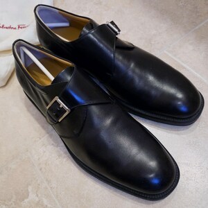 Salvatore Ferragamo Mens Size 11.5D Black Leather Single  display picture 1