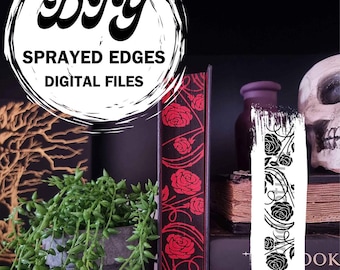Bordes rociados - Archivo digital para bordes de libros rociados con Lightlark DIY