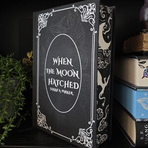 When The Moon Hatched | Custom rebound cover | Black and White edition