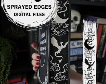 Sprayed Edges Example Sprayed Edges - Digital File for When the Moon Hatched | Custom Sprayed ...