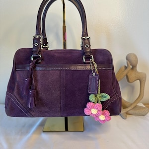 バッグ Vintage Coach Suede Handbag Purple Coach | Bags | Vintage Coach Purple Suede Ergo Hobo Zip