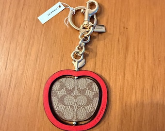 Vintage Coach Charm Keychain Lot – Coach Apple Charm & Multi Charm