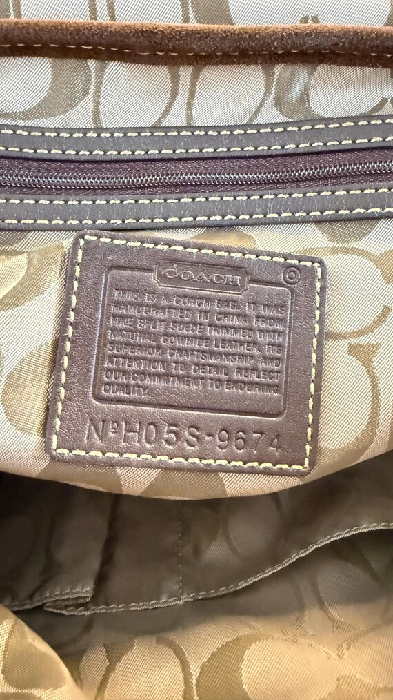 2005 Vintage Coach Soho Suede Satchel Style #9674 in Chocolate - Etsy