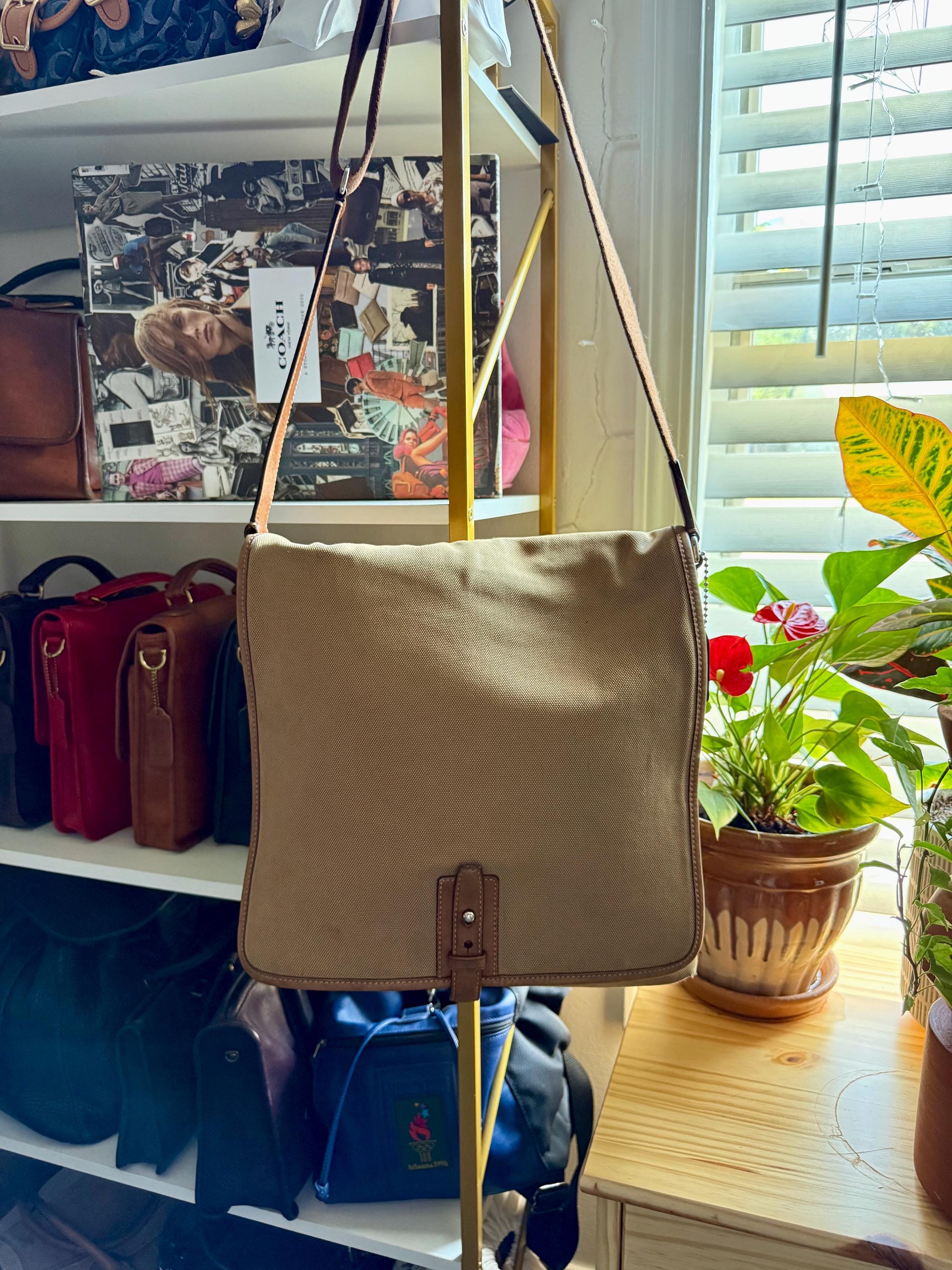 バッグ vintage real leather messenger bag y2k Leather Messenger Y2k - Etsy