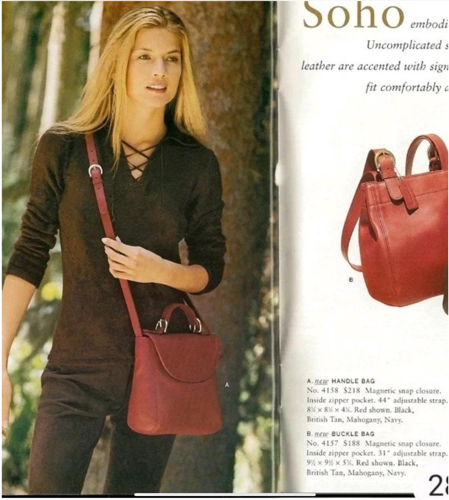 1996 Vintage Coach Soho Handle Bag Style 4158 - Etsy