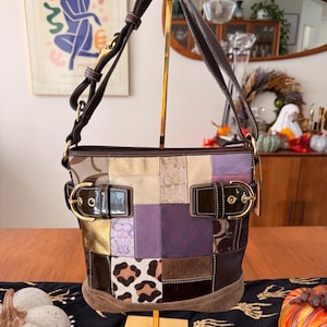 Patchwork Coach Bag - Etsy
