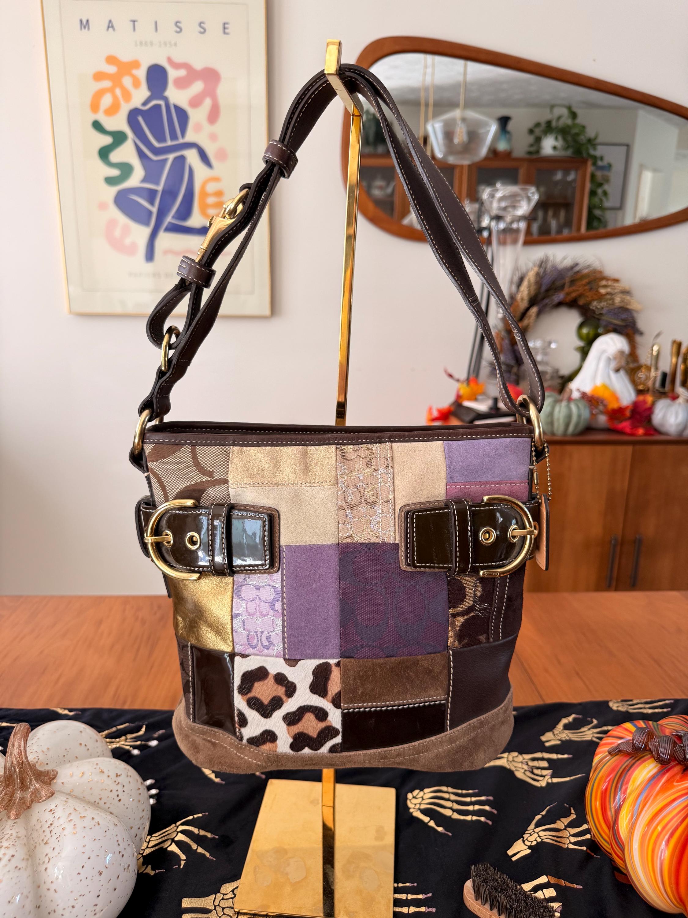 Patchwork Coach Bag - Etsy