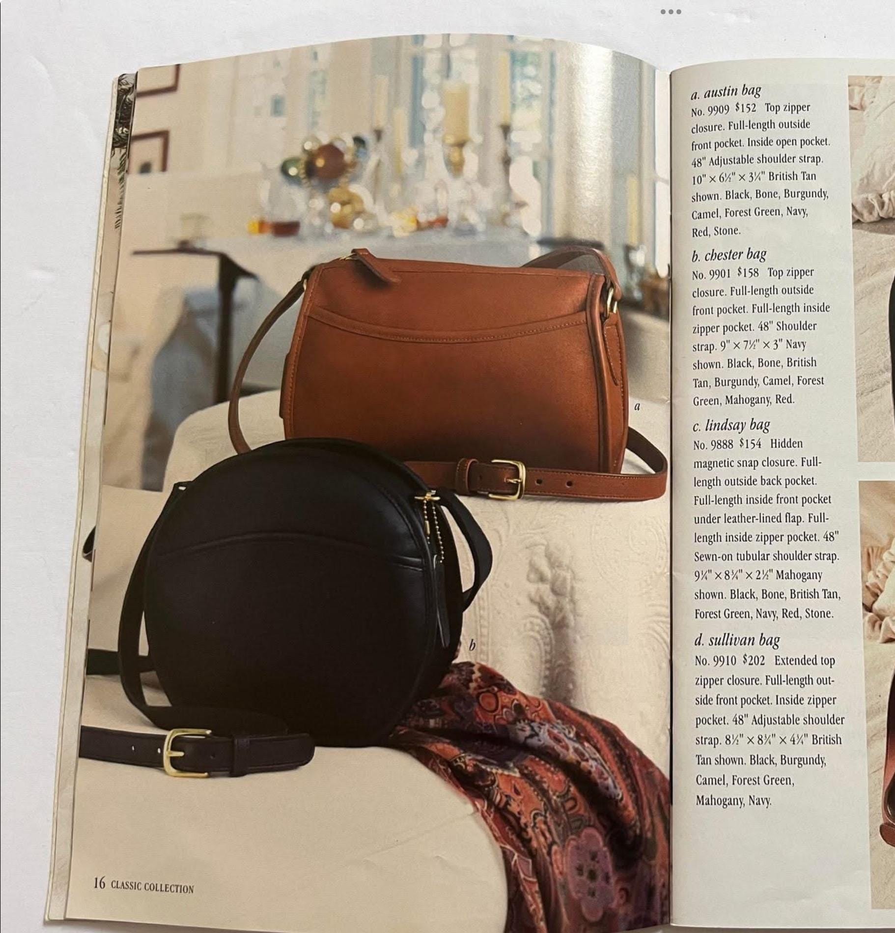 1990 Vintage Coach Chester Style #9901 - Etsy