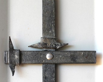 handmade barbed wire cross - Christian wall decor