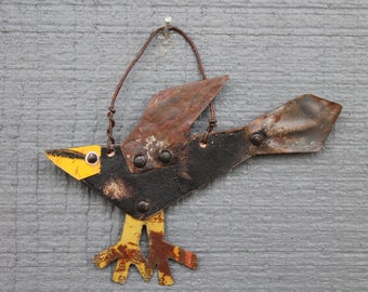small blackbird ornament - wall decor