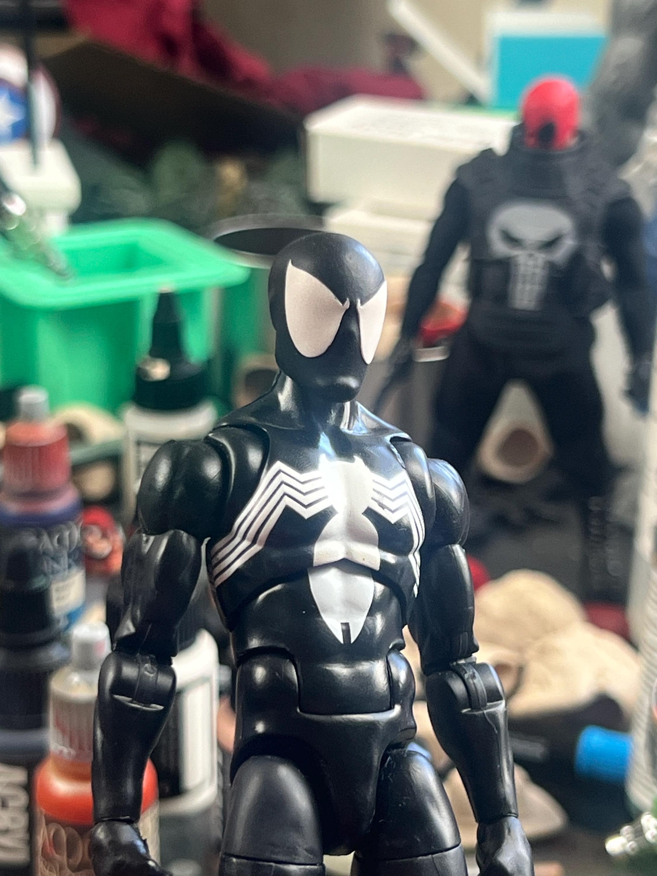 Mcfarlane Symbiote Spiderman 1/12 Heads for ML & Metty Toys