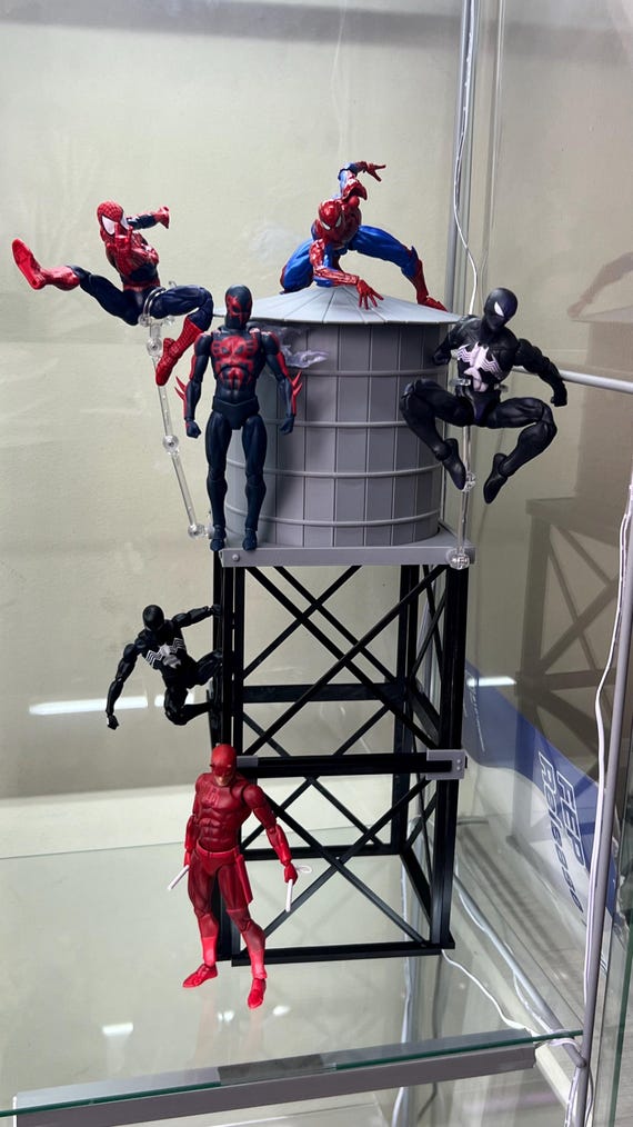 マーベルレジェンド用アクションフィギュアジオラマ給水塔 1/12