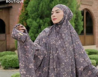 2-in-1 draagbare gebedsmukena, Koreaanse parachute-outfit