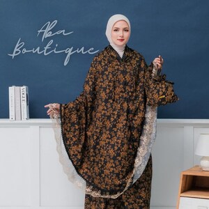 Mukena 2 en 1, prière Mukena, ensemble de prière musulman, robe de prière pour femmes musulmanes, vêtements de prière hijab, robe islamique, vêtement de prière, hajj