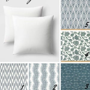 Blue Pillow Cover: Decorative Throw Pillow Mix and Match, Jamestown Collection