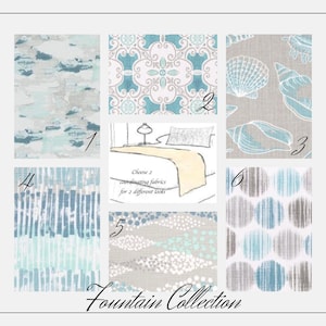 Reversible Bed Runner: Teal Beach Decor, Hotel Bedding